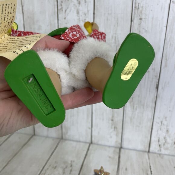 Kurt S. Adler Fabriche Santa Clause On Vacation With Drinks Figure Tropical Tree - Picture 9 of 10